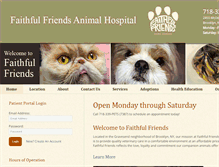 Tablet Screenshot of faithfulfriendsny.com